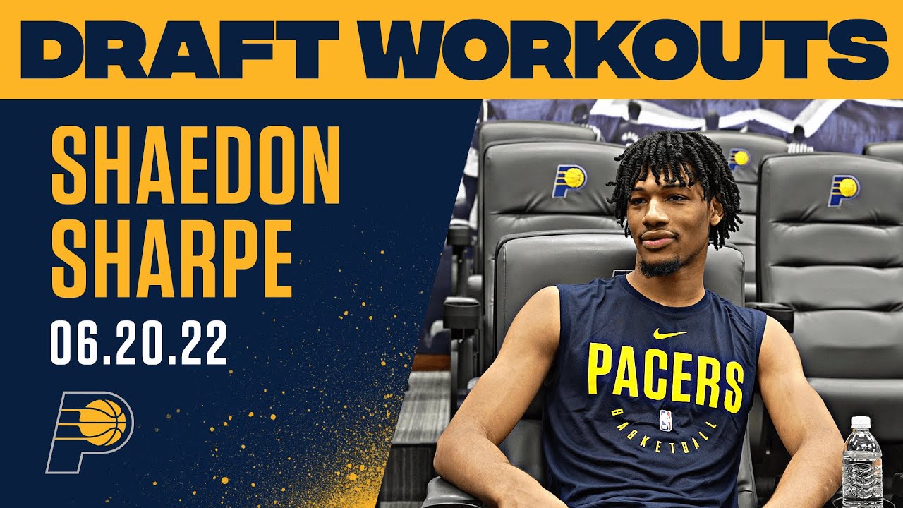 2022 Draft Workouts: Shaedon Sharpe | Indiana Pacers background