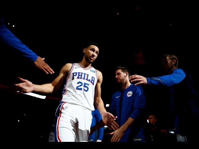Ben Simmons Highlights vs Heat (10.13.17) | 19 Pts, 7 Rebs, 5 Asts background