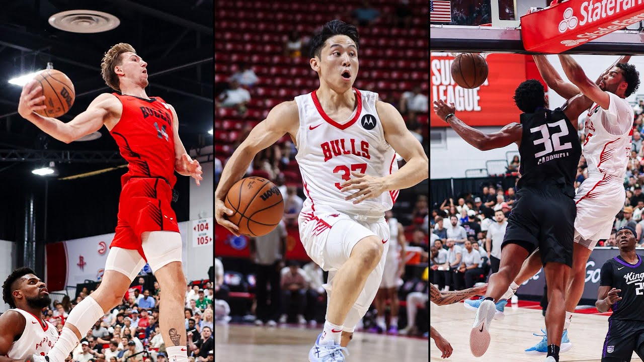 Top 1️⃣0️⃣ Plays at NBA Summer League 🔥 Chicago Bulls Highlights background