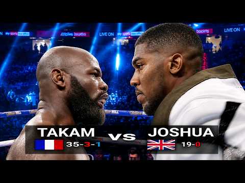 Anthony Joshua (England) vs Carlos Takam (France) | TKO , Boxing Fight Highlights HD background