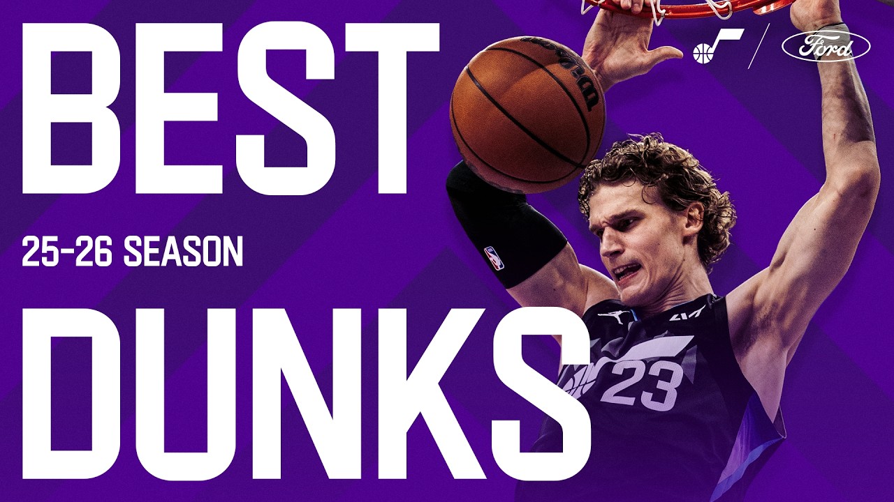 Top Dunks of the 2025-26 Season ЁЯТе | UTAH JAZZ