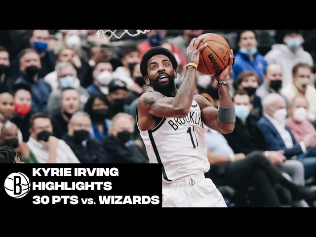 Kyrie Irving Highlights | 30 Points vs. Washington Wizards background