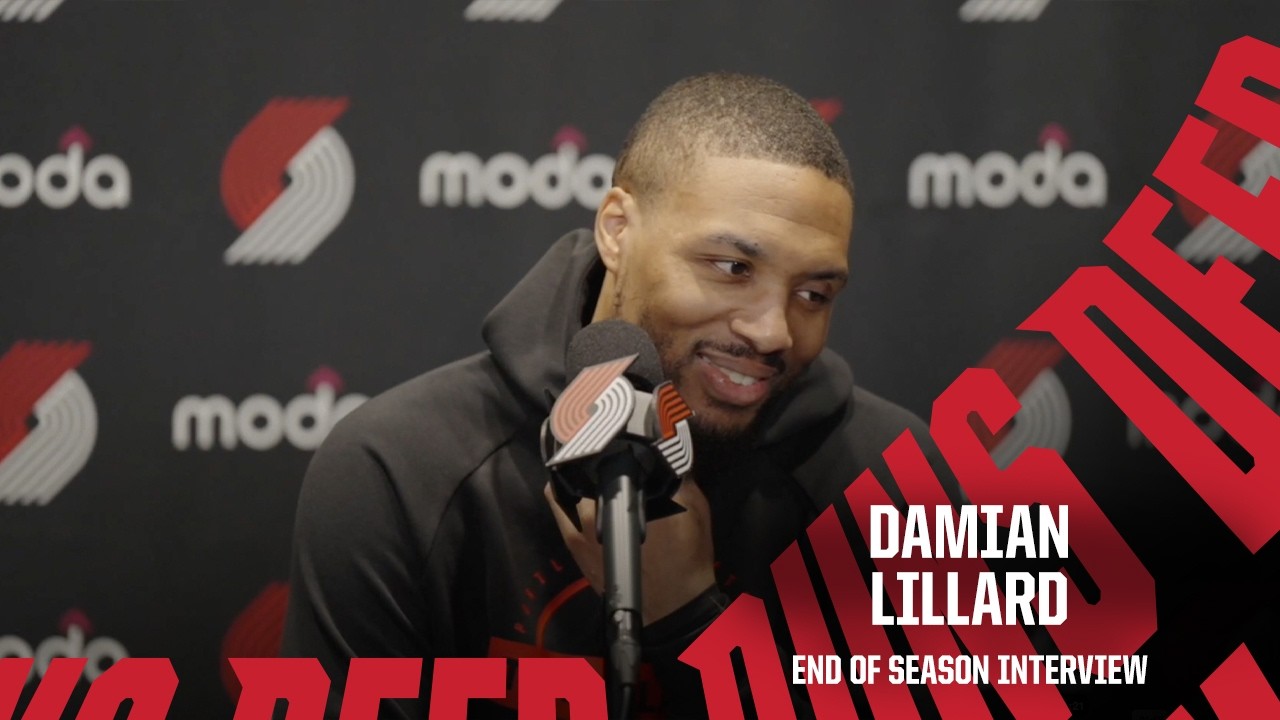 Damian Lillard | 2025-26 End of Season Interview | Portland Trail Blazers | April 30, 2026 background