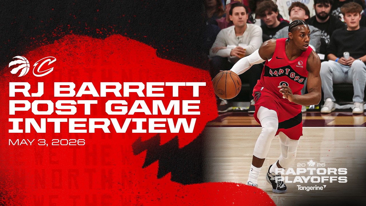 RJ Barrett | RD1 GM7 Post Game vs Cavaliers | May 03, 2026