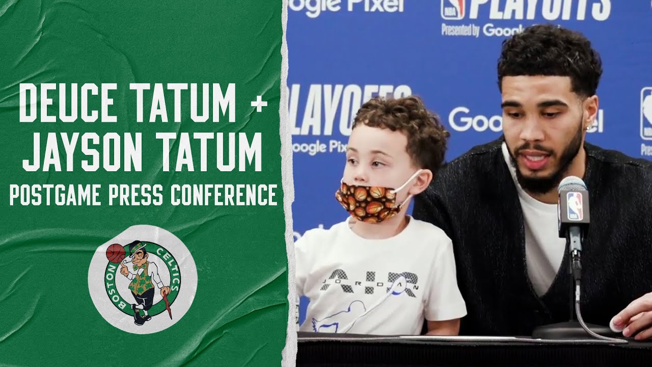 Jayson and Deuce Tatum Game 7 Postgame Media Availability | Boston Celtics vs. Milwaukee Bucks