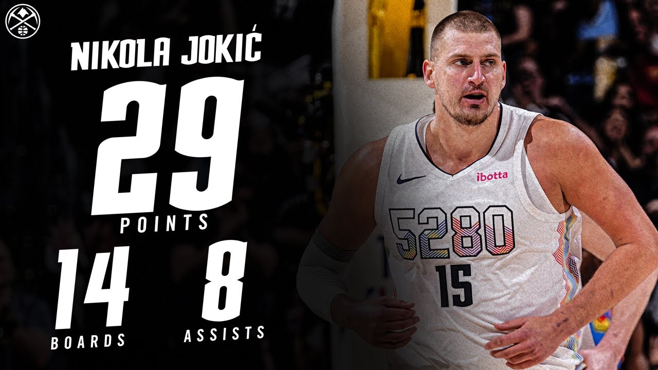 Nikola Jokić Game Highlights vs. OKC Thunder 📺 Game 6 | 2025 NBA Playoffs background