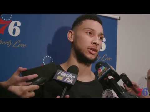 Ben Simmons | Postgame vs Pacers (11.03.17) background