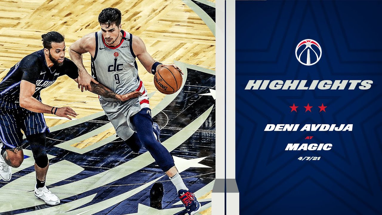Highlights: Deni Avdija scores 16 at Magic - 4/7/21 background