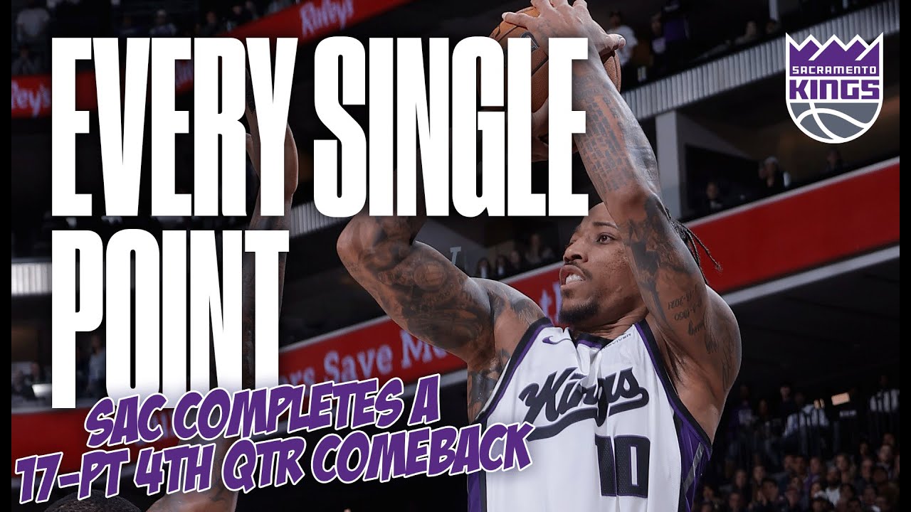 EVERY SINGLE POINT FROM THE KINGS’S 17 POINT 4TH QTR COMEBACK | 1.6.25 background
