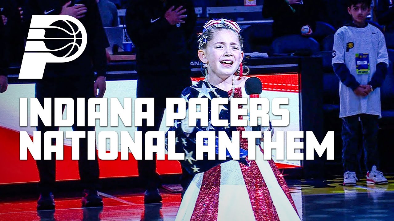 Indiana Pacers National Anthem | February 26, 2024 background