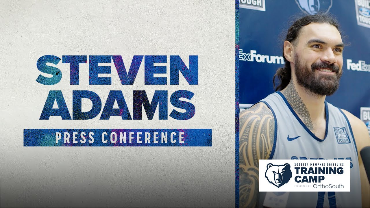 Steven Adams | Training Camp Press Conference background