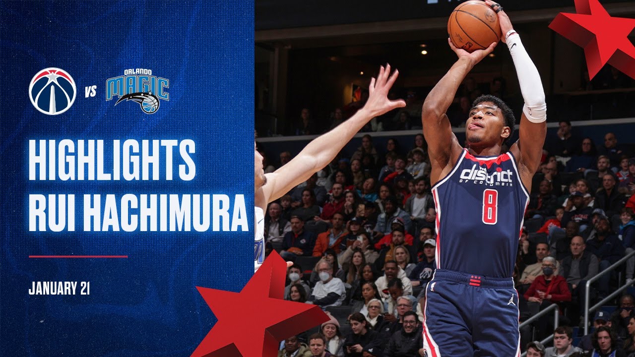 Highlights: Rui Hachimura drops 30 points vs Orlando Magic - 1/21/23 background