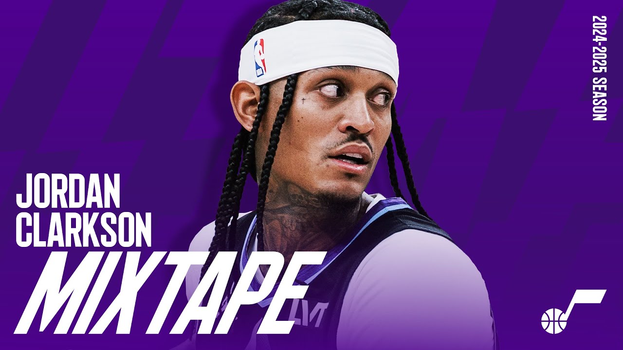 📼 Jordan Clarkson '24-'25 Mixtape 📼 | UTAH JAZZ background