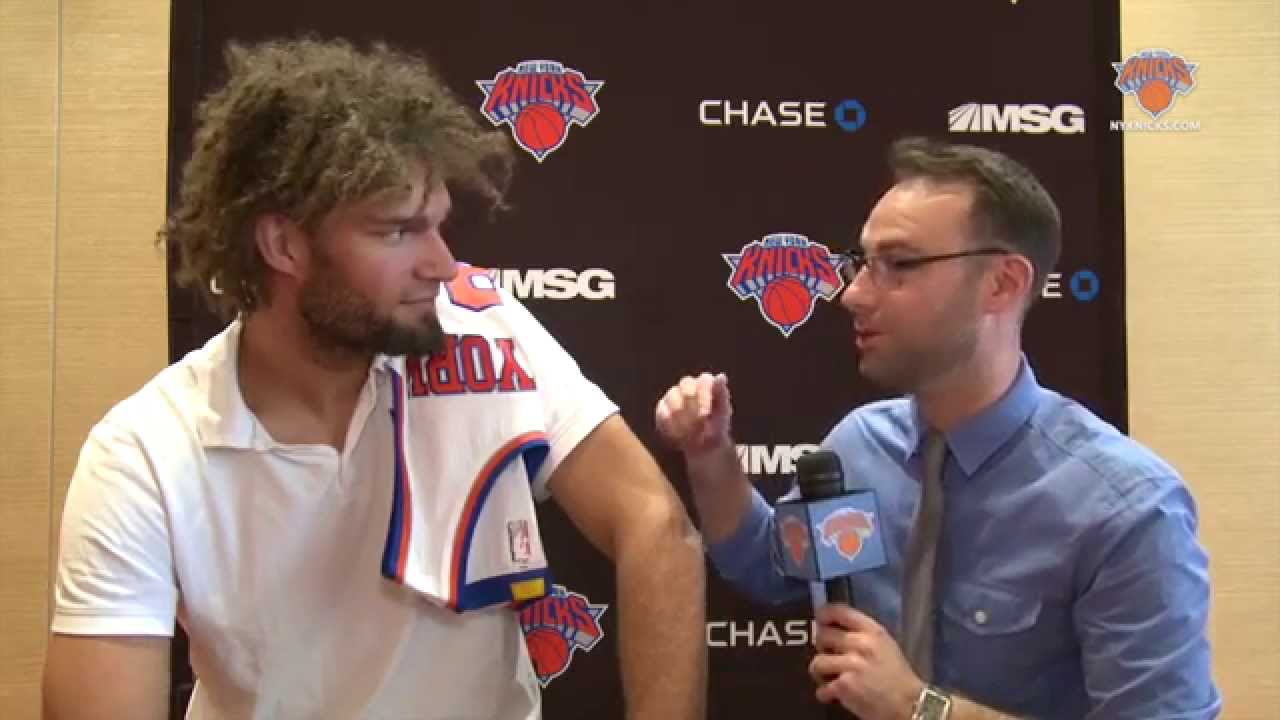 1-on-1 with Robin Lopez: Talking Trash To Brook, Fighting Mascots, Picking Knicks background