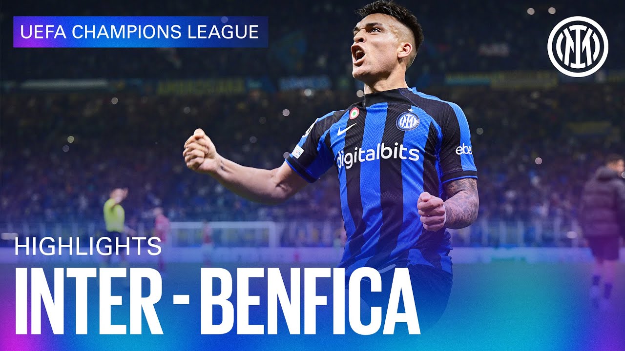 INTER 3-3 BENFICA | HIGHLIGHTS | UEFA CHAMPIONS LEAGUE 22/23 ⚽⚫🔵🇬🇧