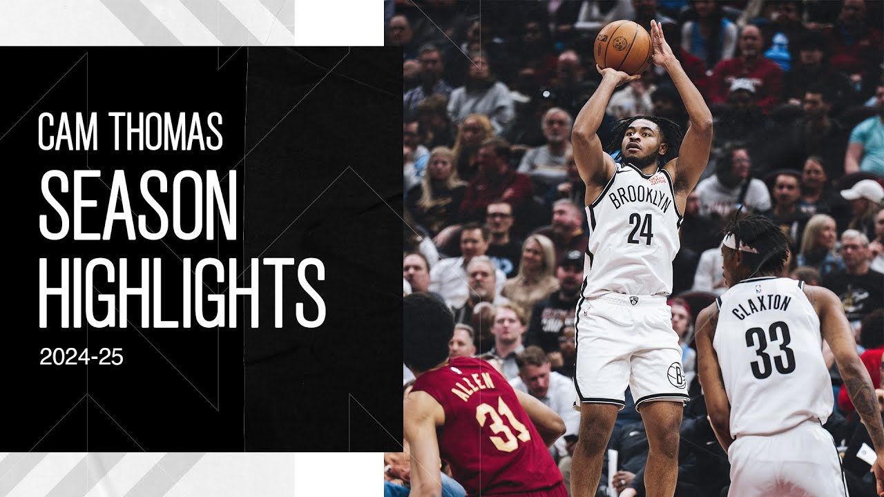 Cam Thomas 2024-25 Season Highlights | Brooklyn Nets background