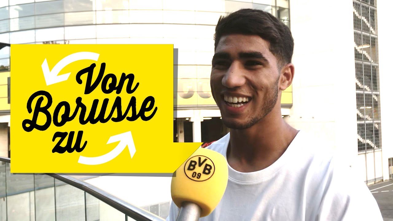 "The best haircut? Axel Witsel!" | Your 09 Questions for Achraf Hakimi | "From Borusse to Borusse" background