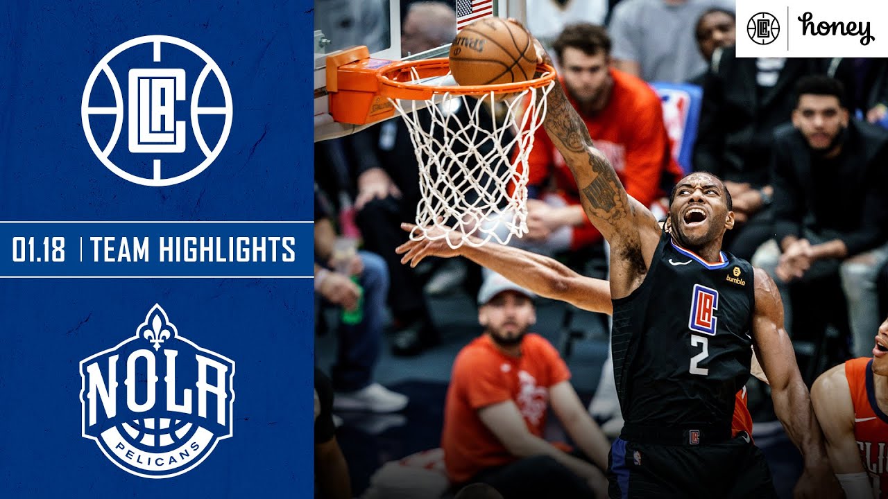 Clippers Mount 4th Quarter Comeback Win in New Orleans | Honey Highlights background