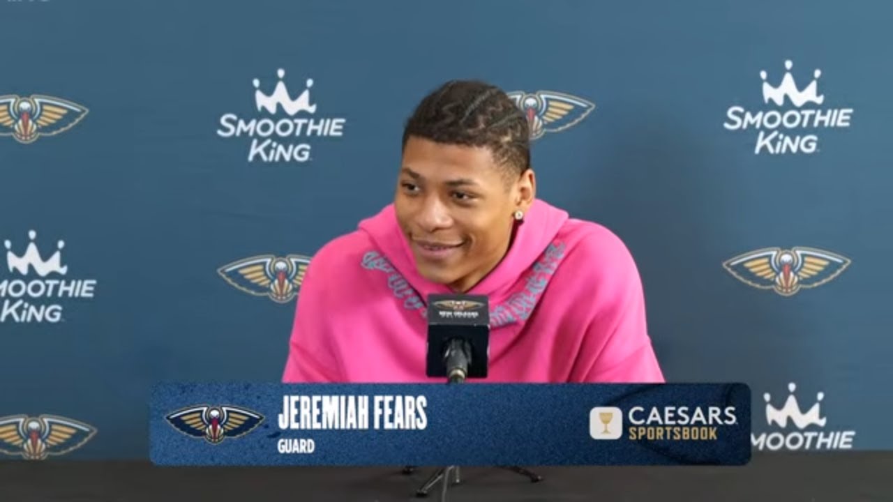 Jeremiah Fears | Pelicans End-of-Season Press Conference (2025-26)
