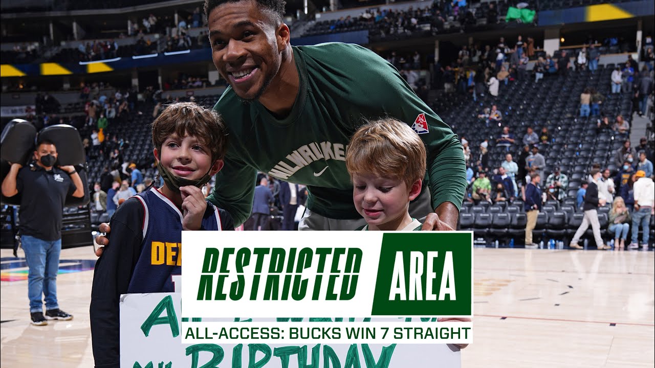 All-Access: Bucks Thanksgiving Road Trip | 7 Straight Wins | Giannis Gives Out Shoes
