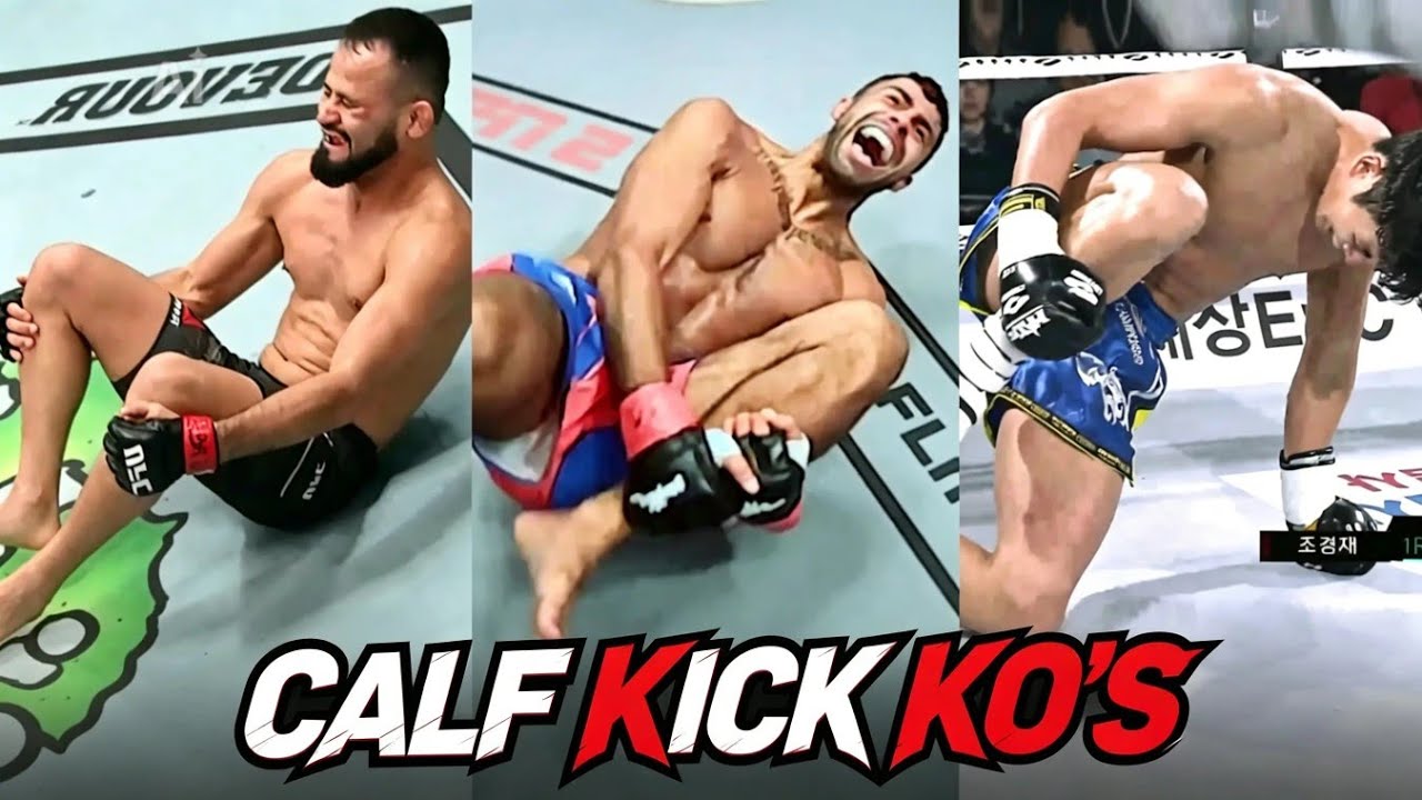 カーフキック KO集 100試合 Calf Kicks Knockouts