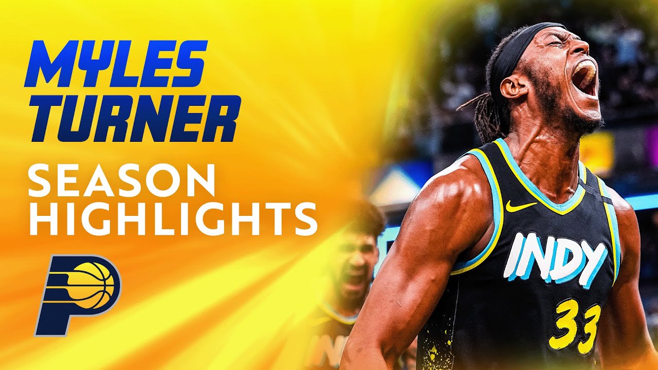Myles Turner 2023-24 Season Highlights | Indiana Pacers background