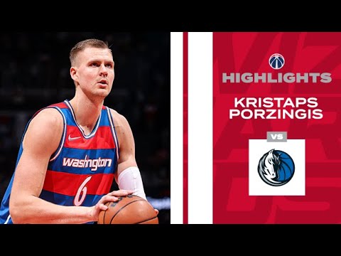 Highlights: Kristaps Porzingis puts up 24 vs Mavericks - 4/1/22 background