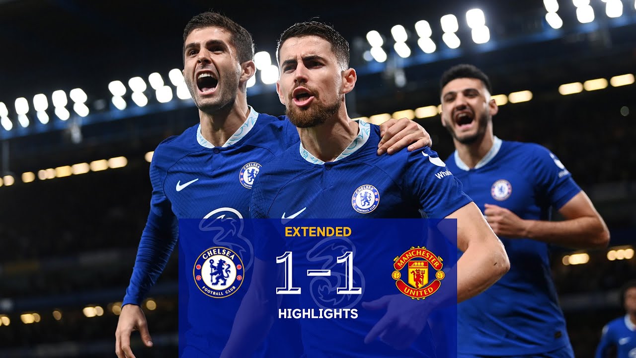 Chelsea 1-1 Manchester United | Premier League Extended Highlights background