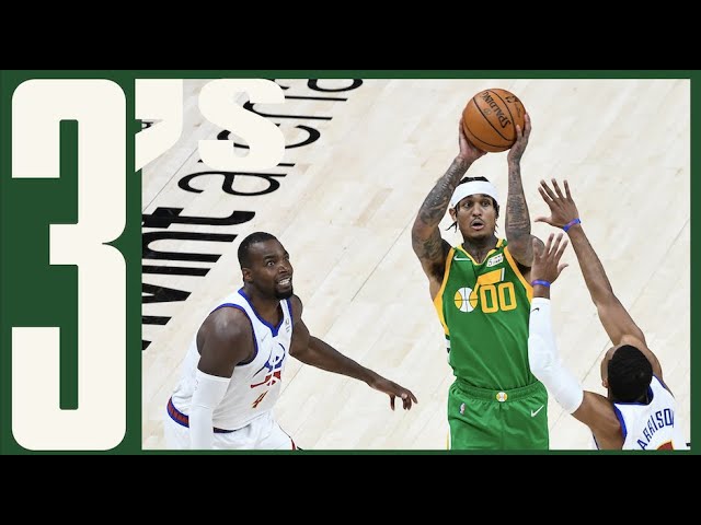 CLUTCH Rudy block to JC THREE! ☮️ | UTAH JAZZ