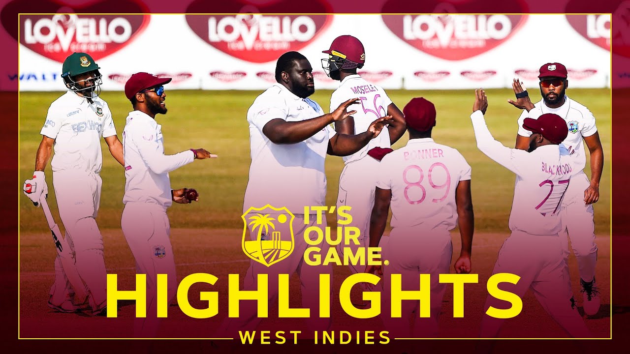 Late Cornwall Wickets Puts Pressure On Hosts! | Bangladesh v West Indies Day 3 1st Test - Highlights