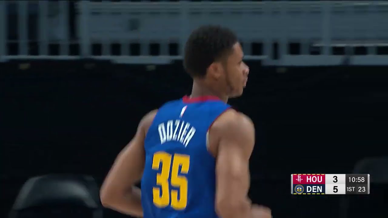 PJ Dozier scores career-high 23 points in first NBA start vs. Houston Rockets (04/24/2021) background
