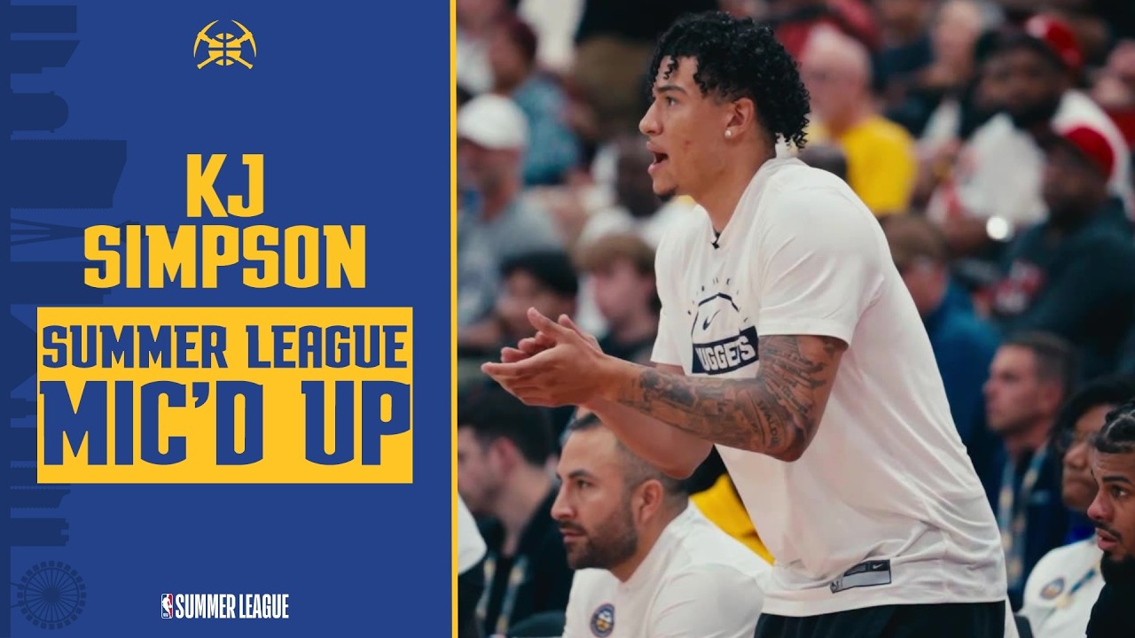 KJ Simpson Brings The Energy ⚡️ Denver Nuggets Mic'd Up | 2026 NBA Summer League