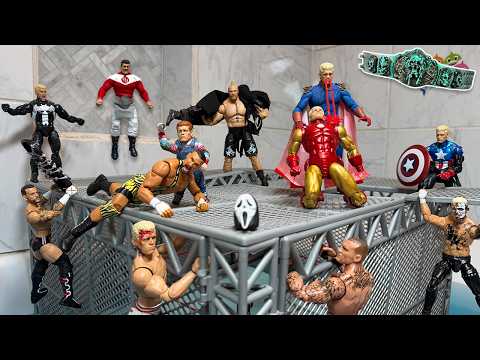 WWE Hell In A Cell Bathtub Battle Royal Action Figure Match