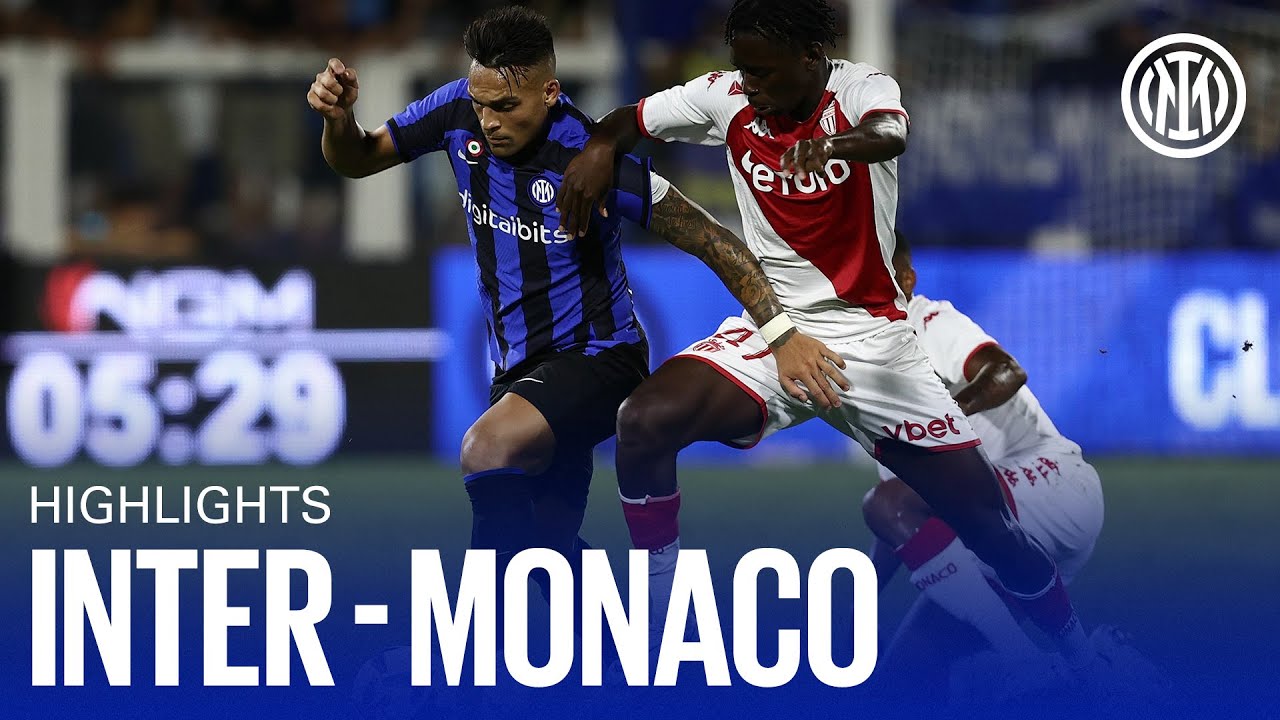 INTER 2-2 MONACO | HIGHLIGHTS โซ๐ต๐ฎ๐น background
