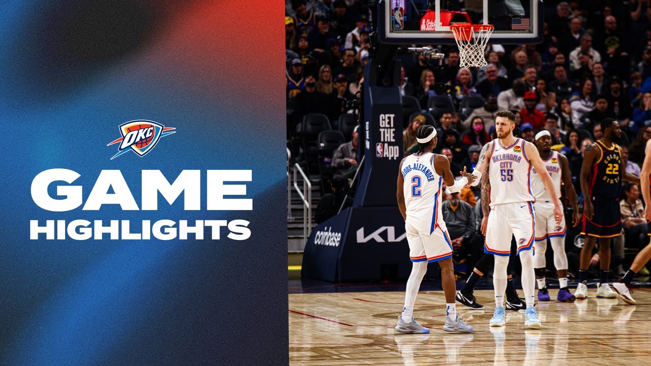 OKC Thunder at Golden State Warriors | Game Highlights | January 29, 2025 background