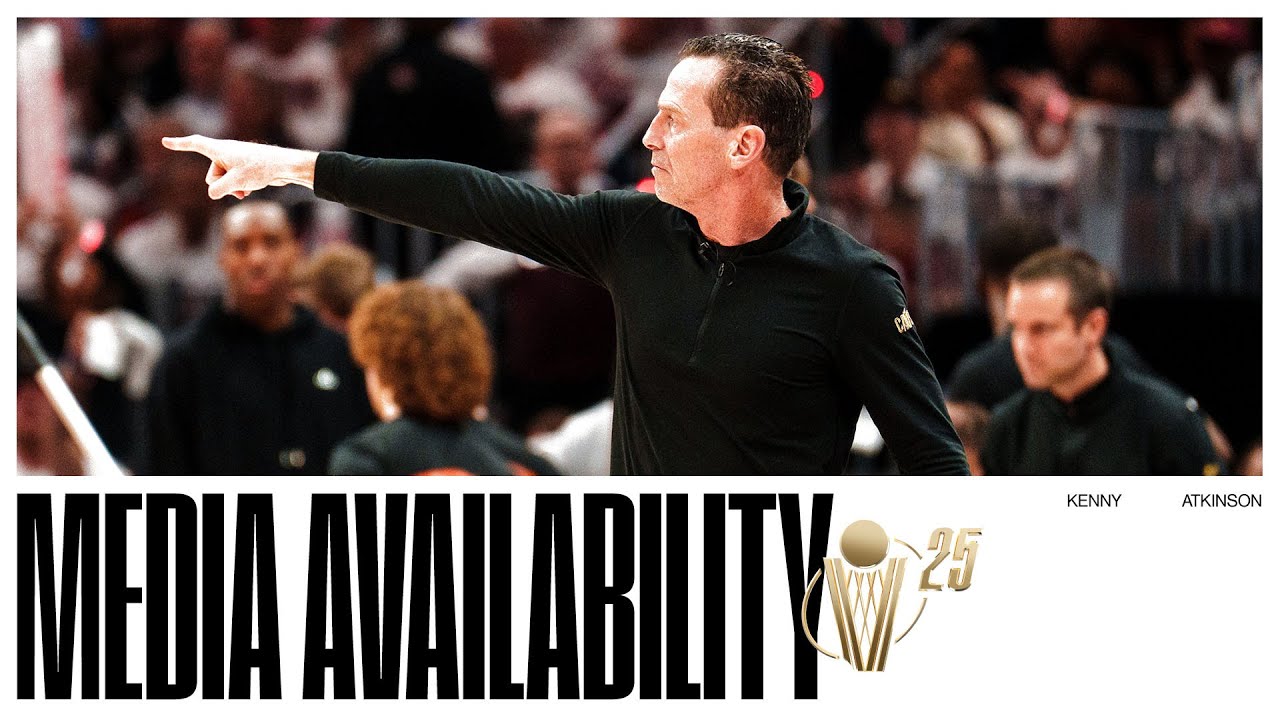 Cavs vs Heat, Game 1 | Kenny Atkinson Post Game | 4.20.2025 background