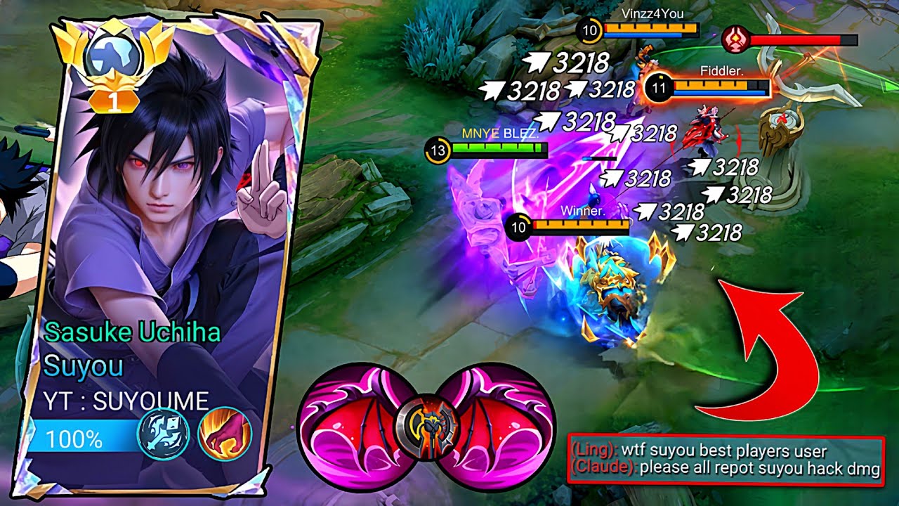 SUYOU TOP GLOBAL BEST BUILD EMBLEM BROKEN 1 HIT DOMINATE HERO META!? 💀 (100% WIN) - Mobile Legends