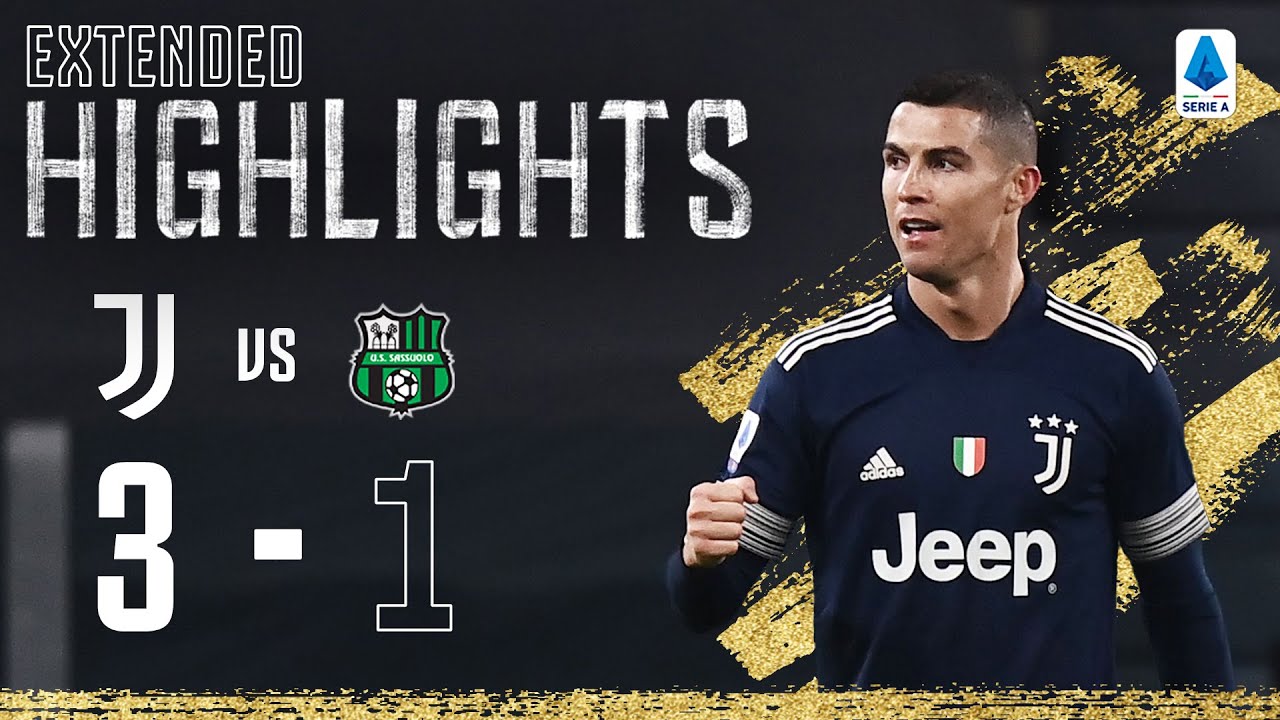 Juventus 3-1 Sassuolo | Ramsey & Ronaldo Secure win with Late Goals! | EXTENDED Highlights background
