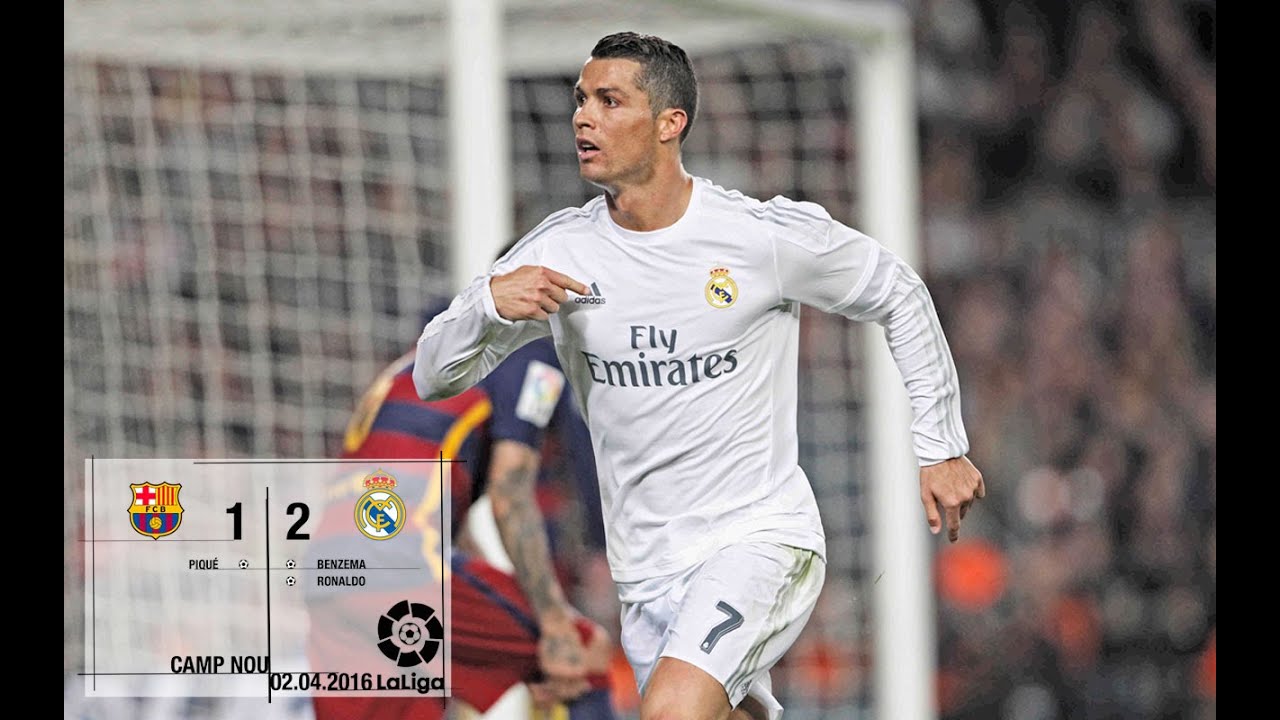 Barcelona 1-2 Real Madrid (La Liga 2015/16, matchday 31) background