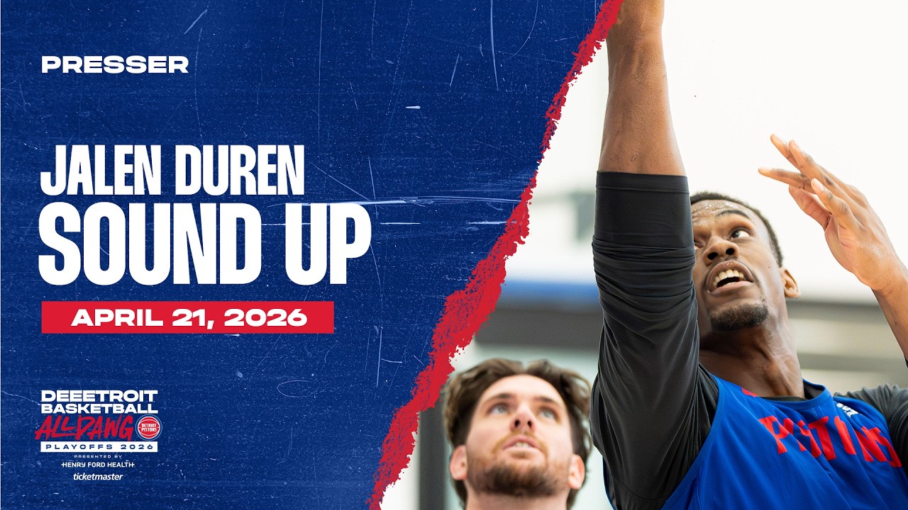 Postseason Media Availability | Jalen Duren | Tuesday, April 21th 2026