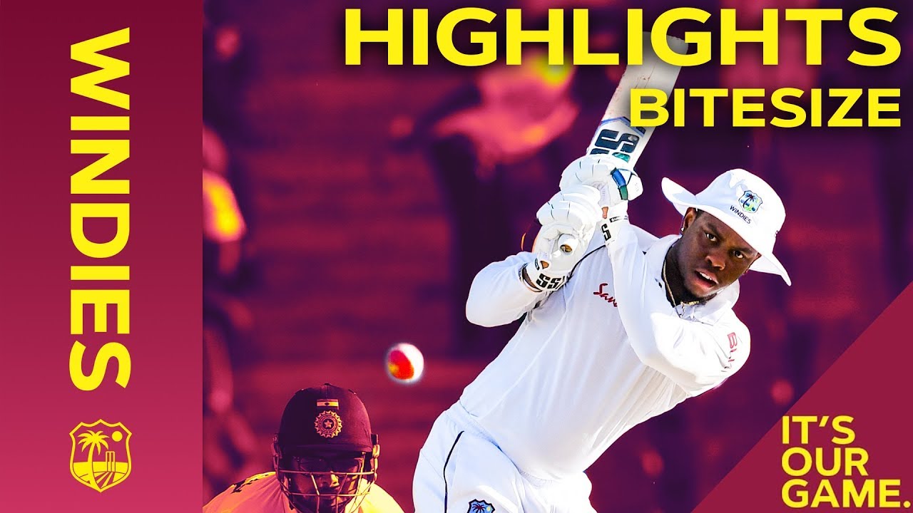 Windies vs India 1st Test Day 2 2019 | Bitesize Highlights background