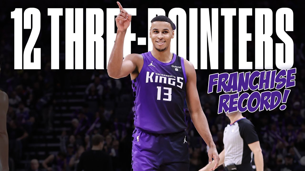 Keegan Breaks FRANCHISE RECORD with 12 Three-Pointers | Kings vs Jazz 12.16.23 background