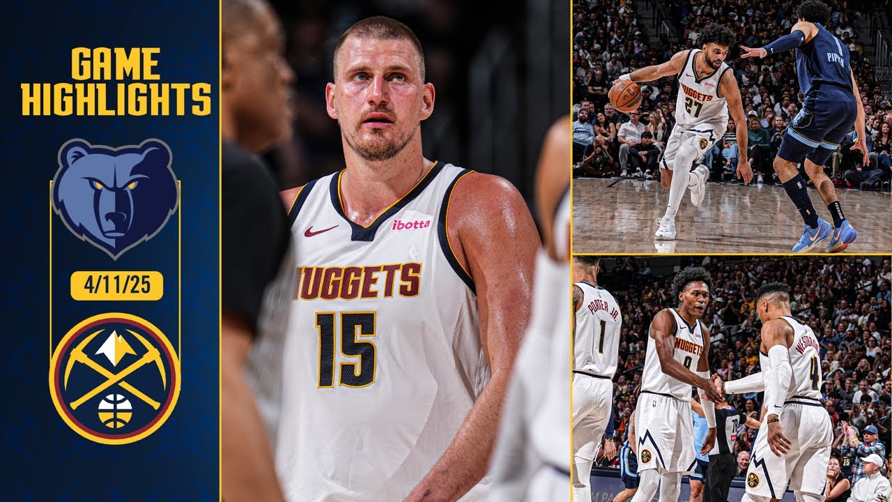 Denver Nuggets vs. Memphis Grizzlies Full Game Highlights πΊ | 4/11/25 background