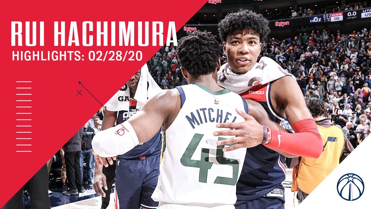 Highlights: Rui Hachimura vs. Jazz - 02/28/20 background