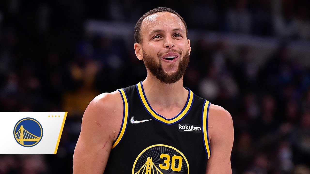 Stephen Curry NO-LOOK THREES π€― background