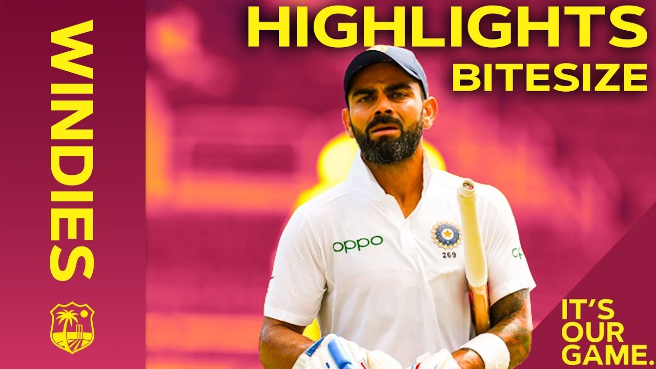 Windies vs India 2nd Test Day 1 2019 | Bitesize Highlights
