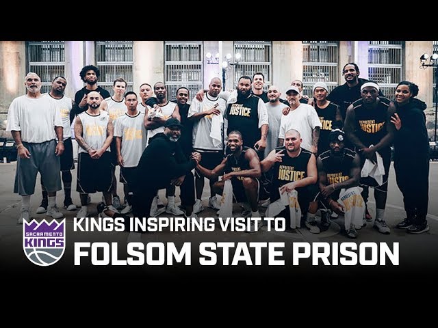 Kings Visit Folsom State Prison in First Ever 'Play for Justice' Event background