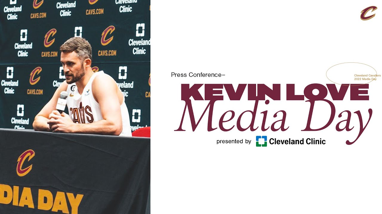 Cavs Media Day: Kevin Love Media Availability background