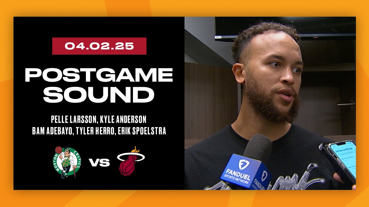 Larsson, Anderson, Adebayo, Herro, Spoelstra | Postgame Interview | April 2, 2025