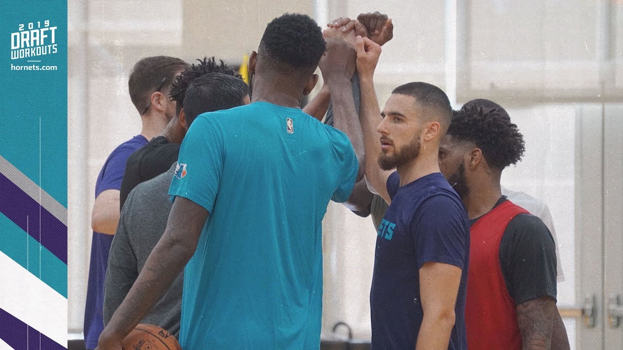 2019 HORNETS NBA DRAFT WORKOUTS - May 20 background